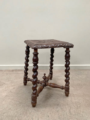 Barley twist stool