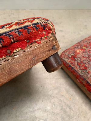 2 carpet footstools (each)