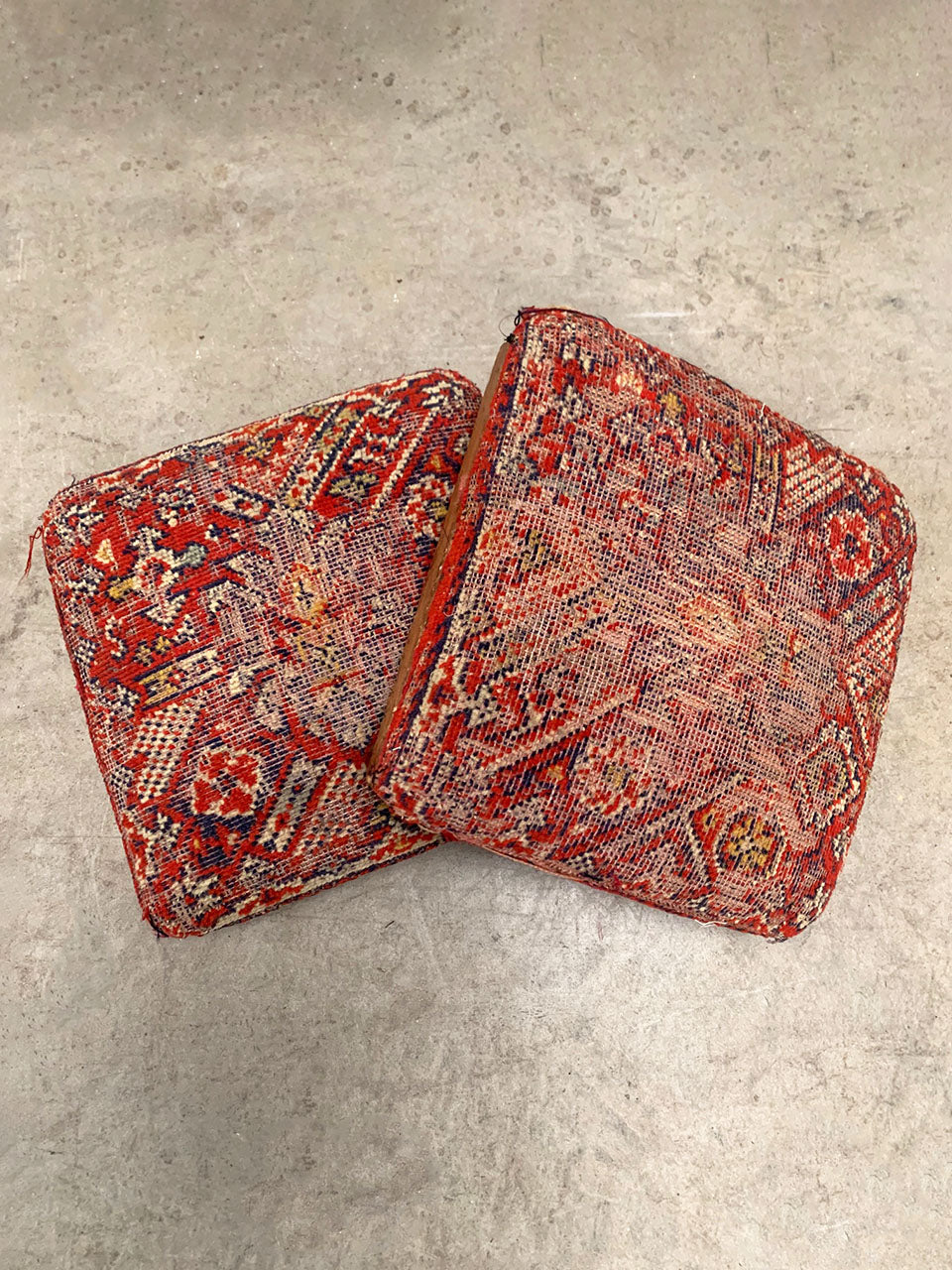 2 carpet footstools (each)