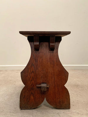 Curved base stool or side table