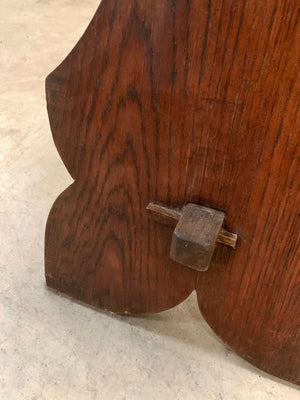 Curved base stool or side table