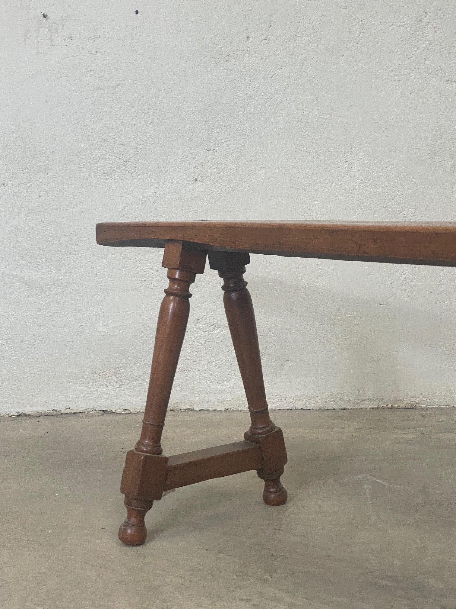 Pair of fruitwood benches