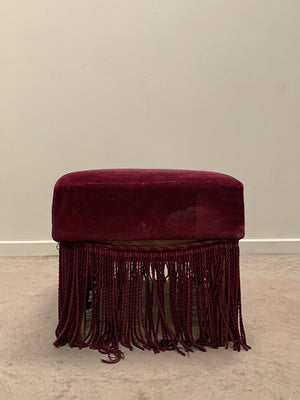 Rectangular stool for re-upholstery