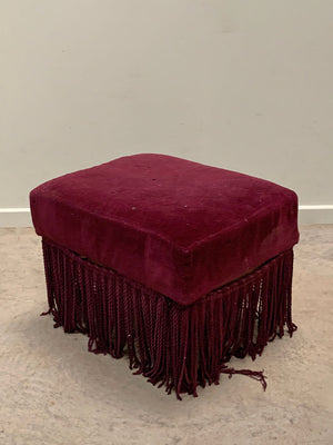 Rectangular stool for re-upholstery