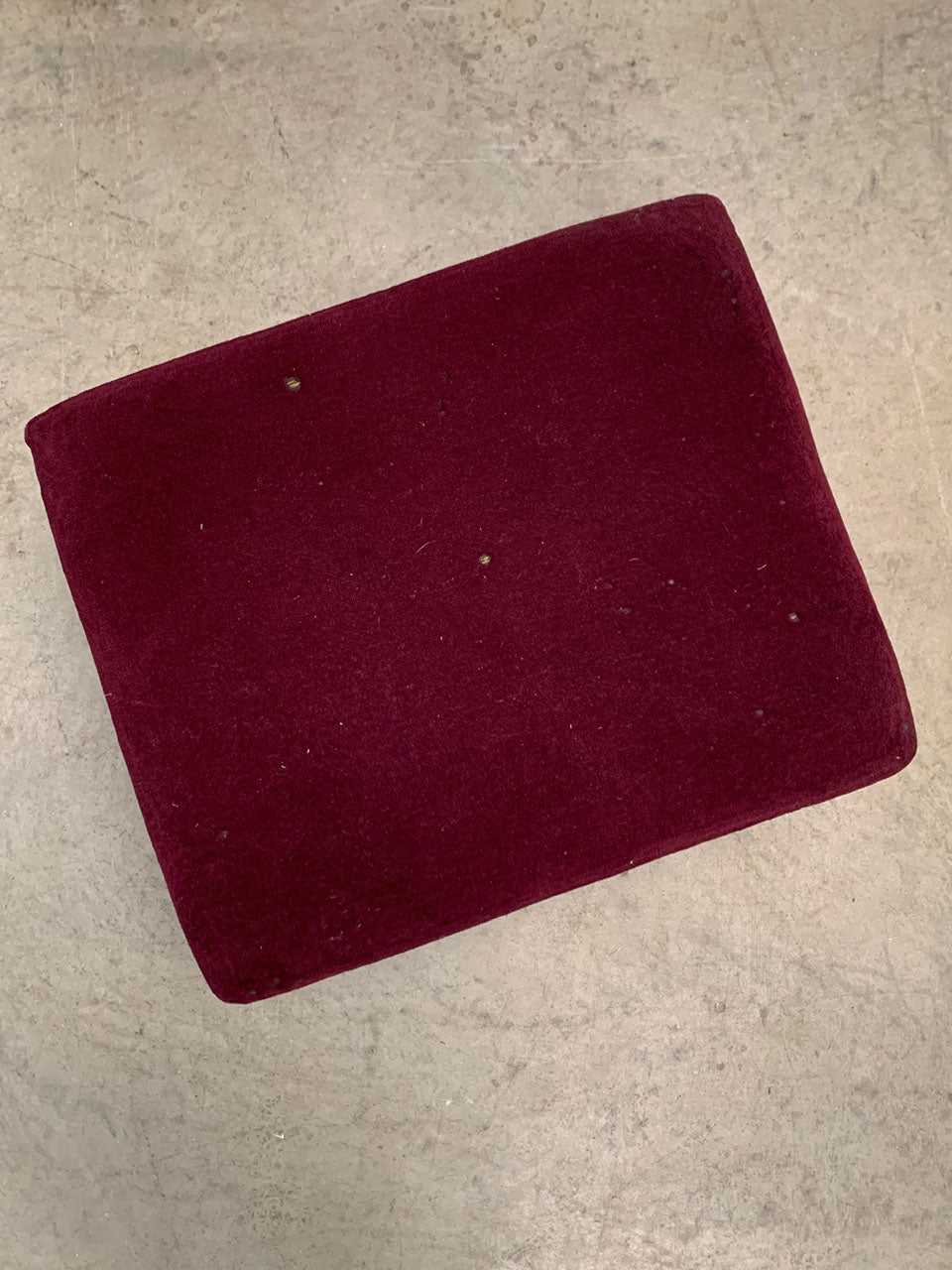 Rectangular stool for re-upholstery