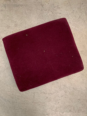 Rectangular stool for re-upholstery