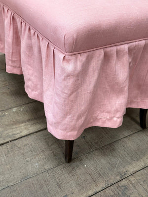 Skirted bench