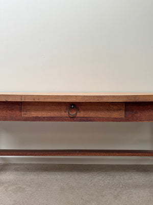 Oak library table