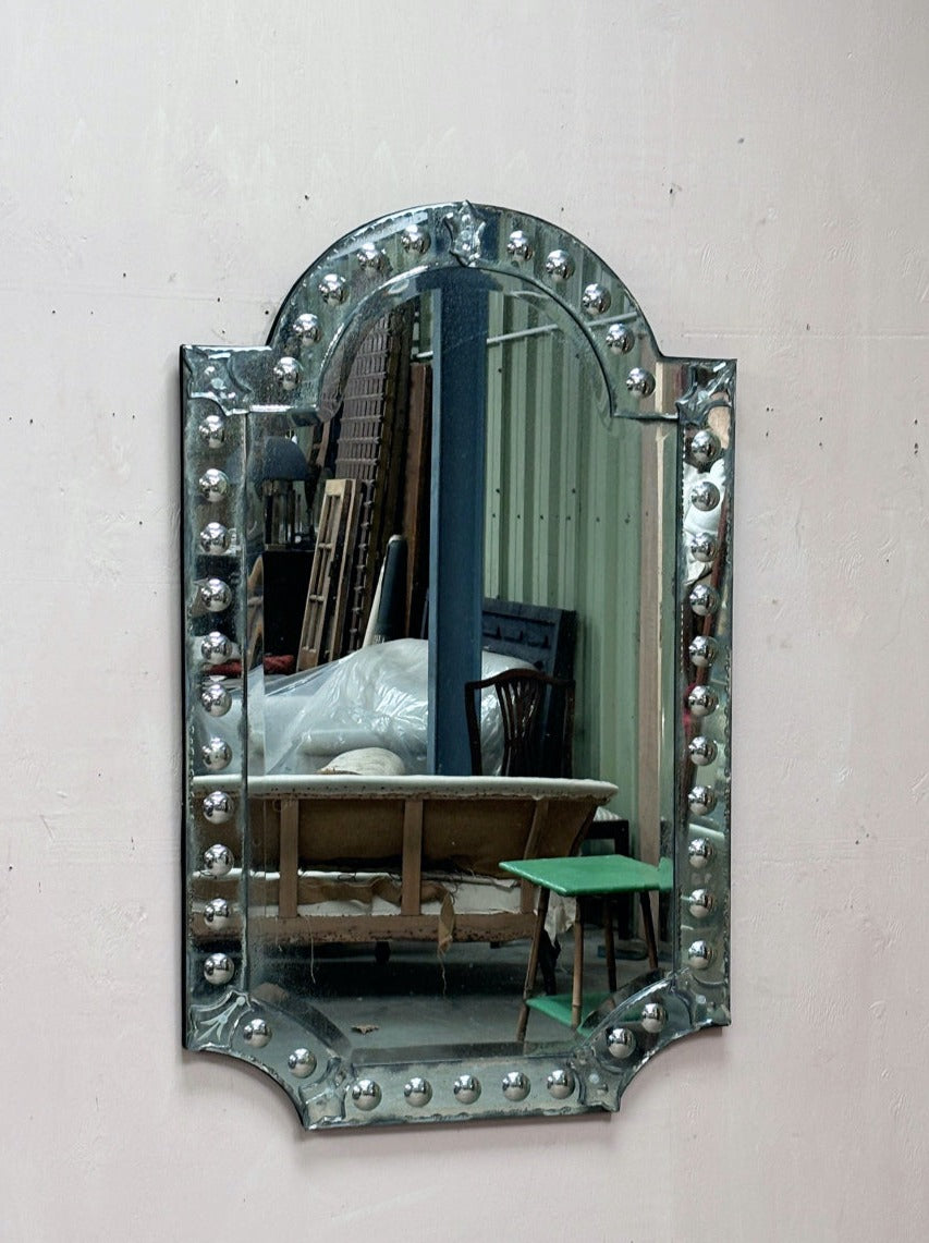 Arch top Venetian mirror