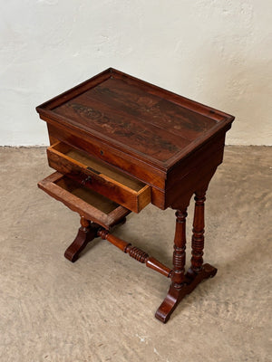 Pair of lady's work tables