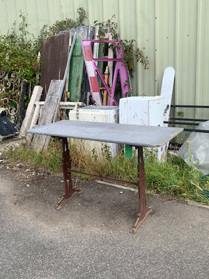 Art Deco bistro table base 'as is'