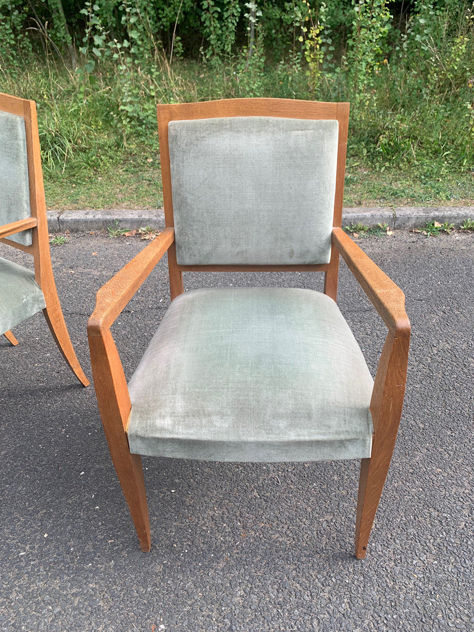 Pair of Scandinavian arm chairs