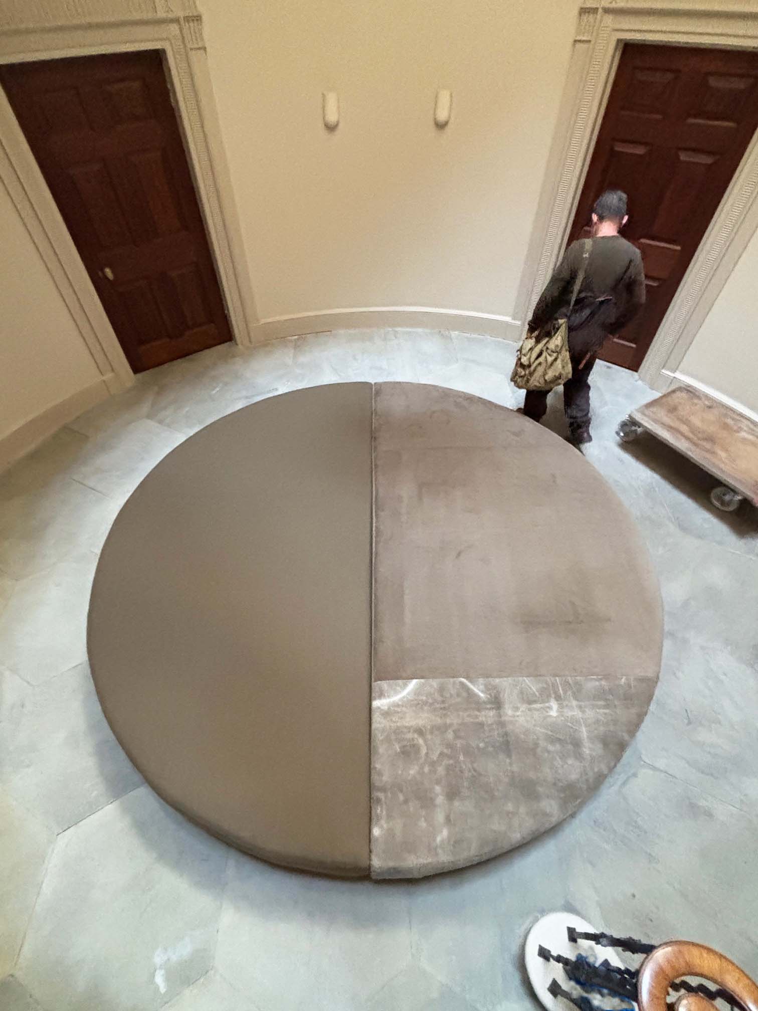Oversized ottoman