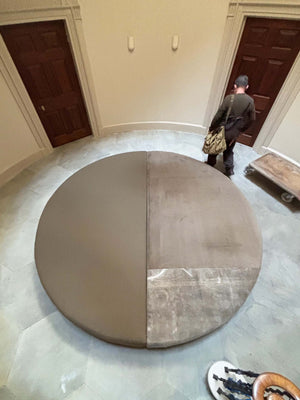 Oversized ottoman