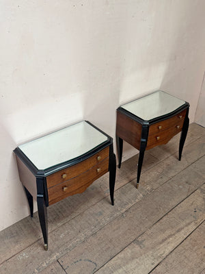 Art deco bedside cabinets