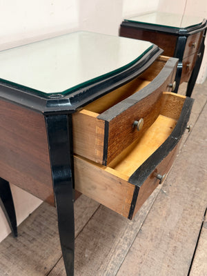 Art deco bedside cabinets