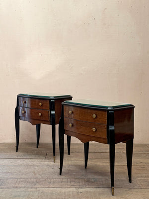Art deco bedside cabinets