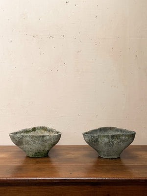 Pair of cast planters
