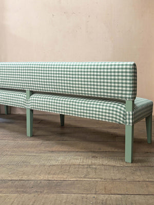 Open back dining bench
