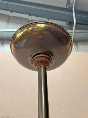 Brass standard lamp