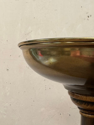 Brass standard lamp