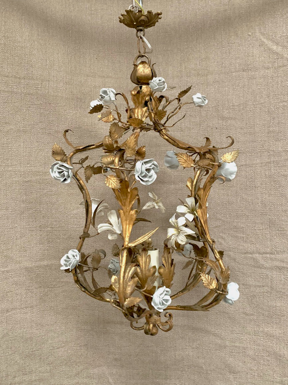 Gilt ceiling light