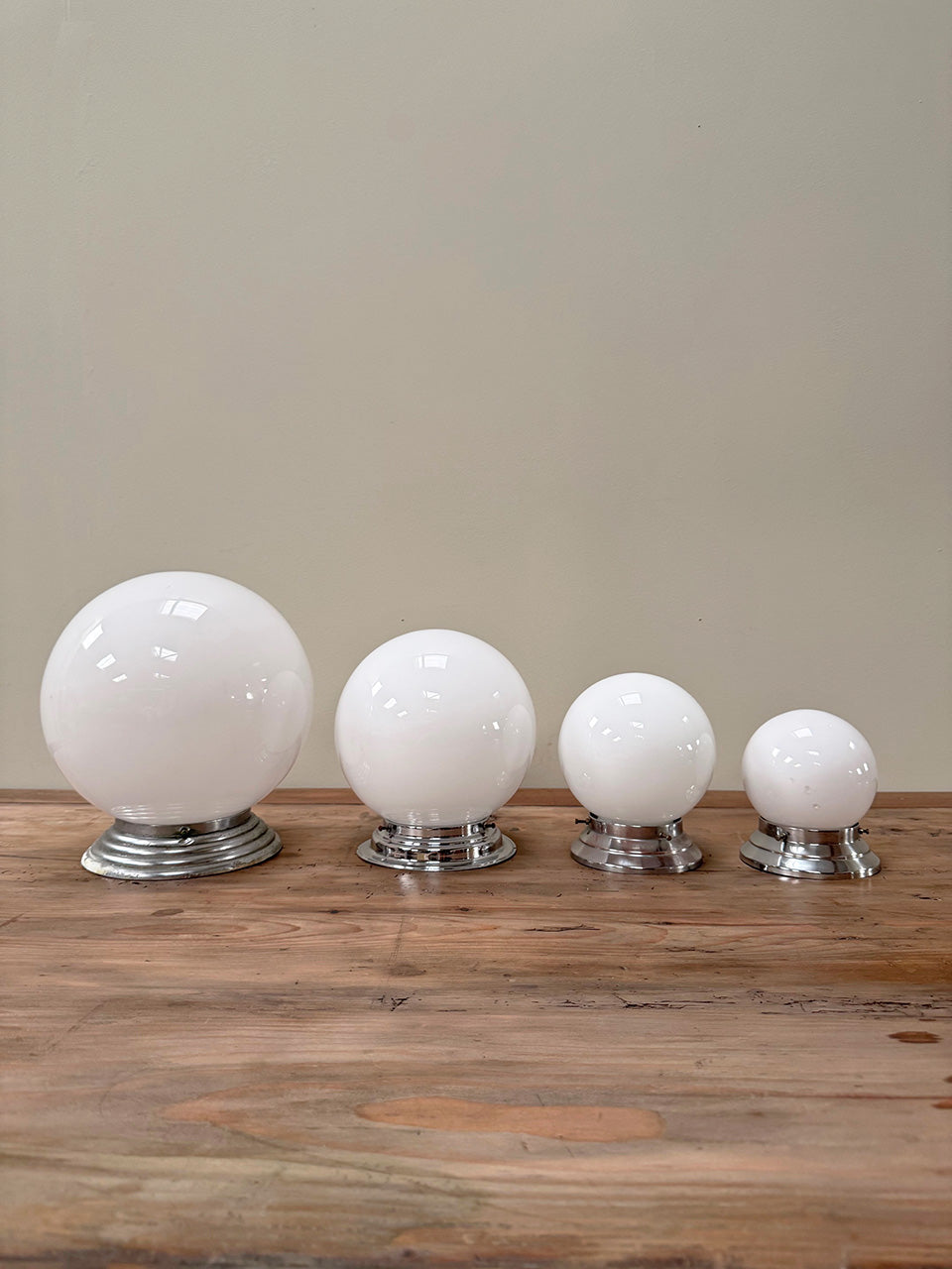 Glass globe shades (from)