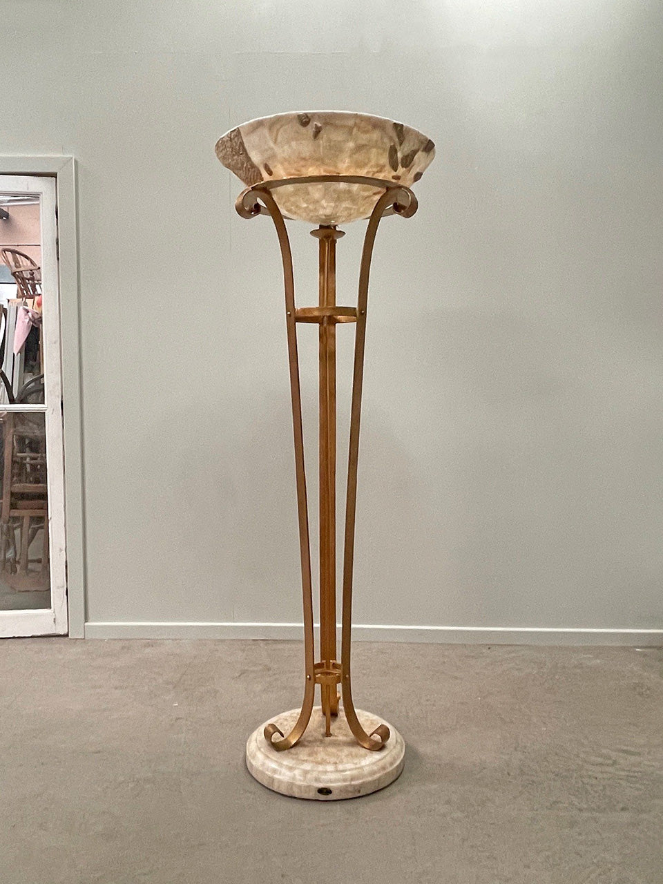 Standard lamp by Maison Fournier