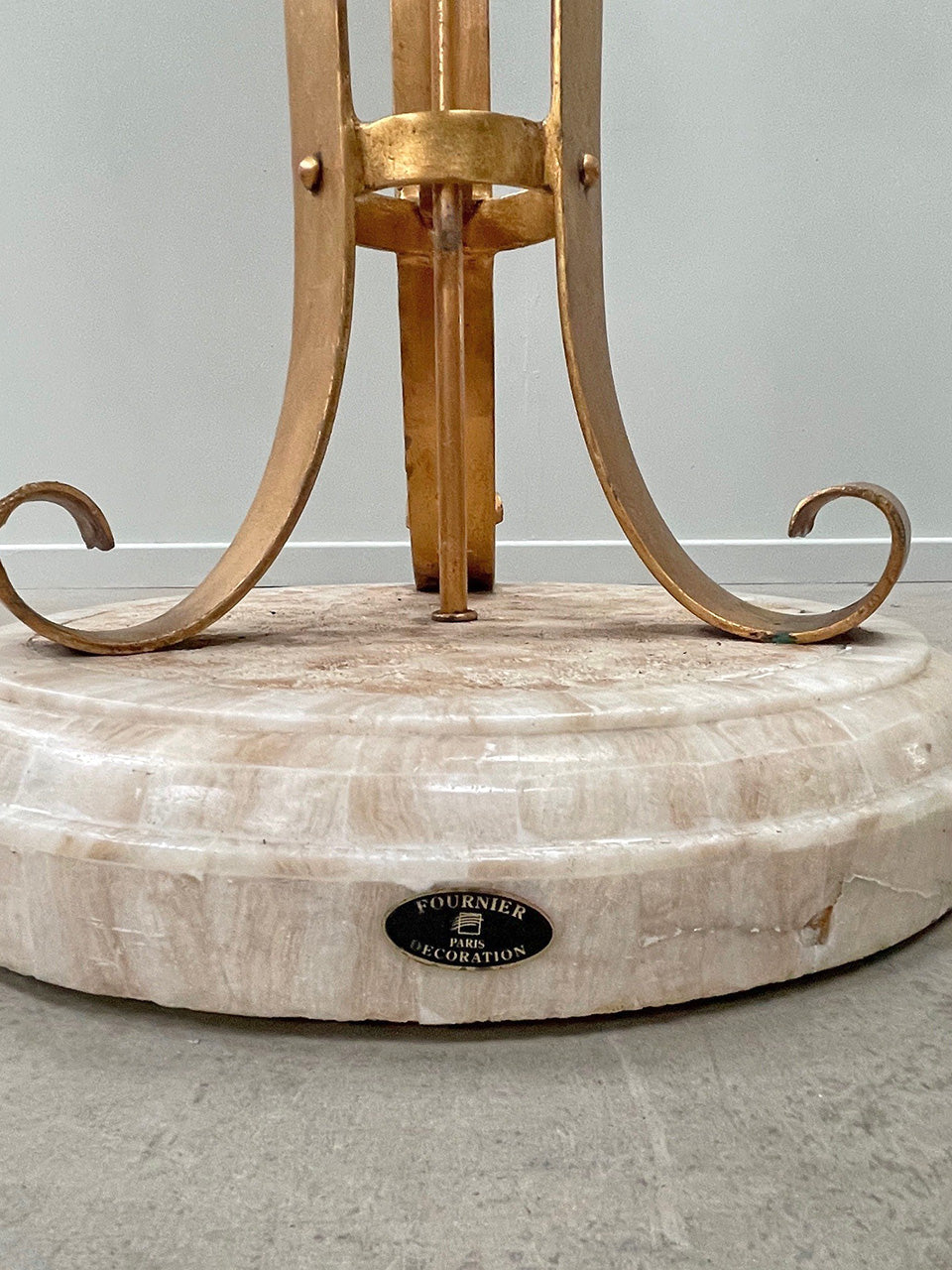 Standard lamp by Maison Fournier