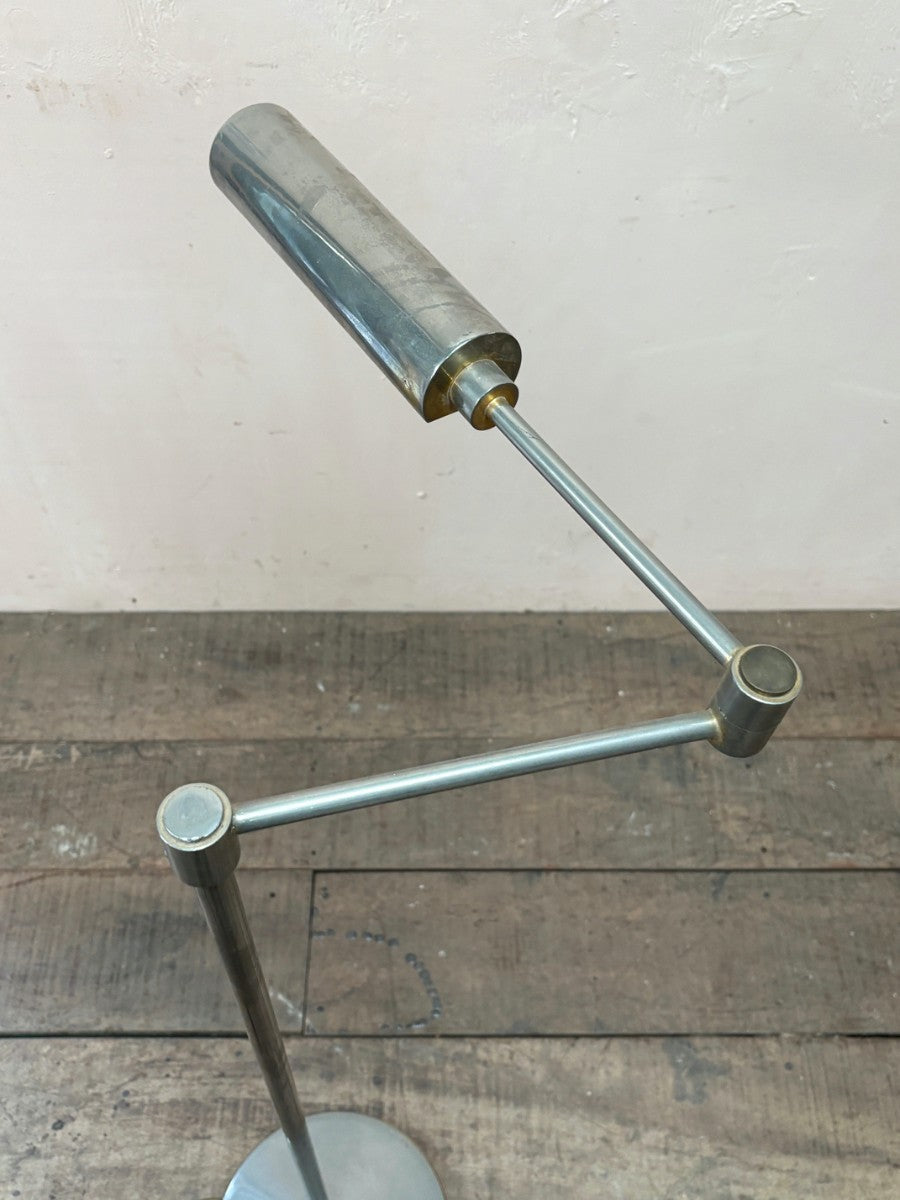 Nickel floor lamp (inc. re-wire)
