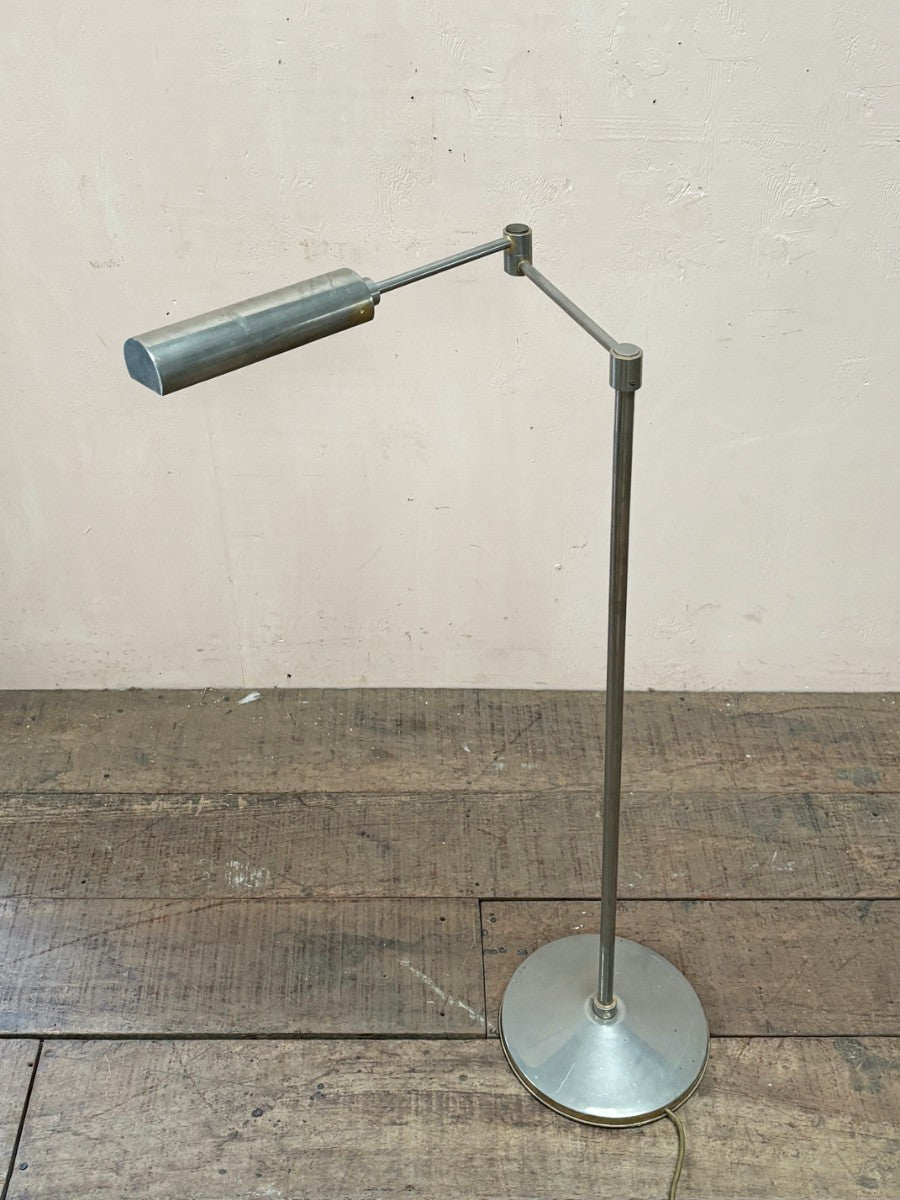 Nickel floor lamp (inc. re-wire)