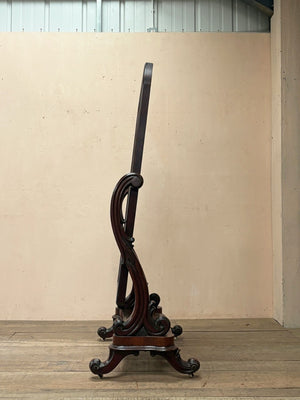 Large mahogany cheval