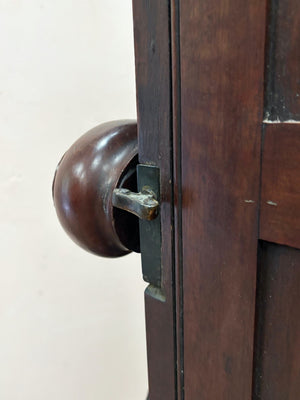 Large mahogany cheval