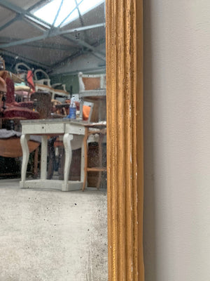 Gilded trumeau mirror