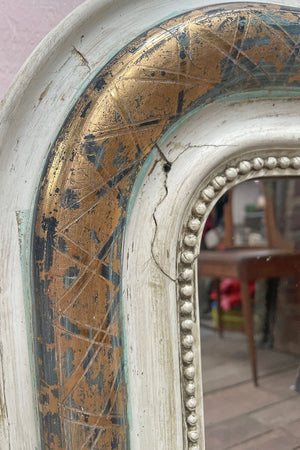 Cream painted Louis Philippe mirror
