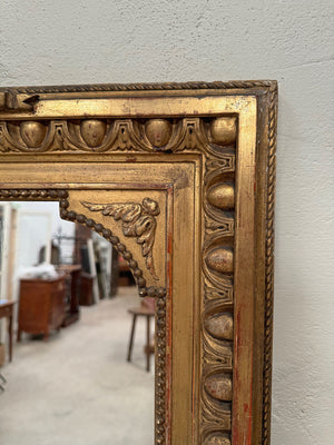 Louis XVI style gilt mirror