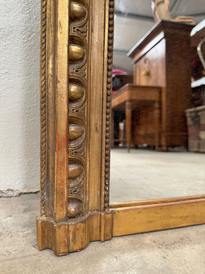 Louis XVI style gilt mirror