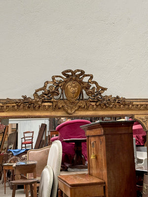 Louis XVI style gilt mirror