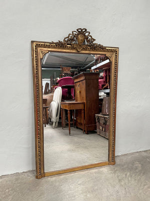 Louis XVI style gilt mirror