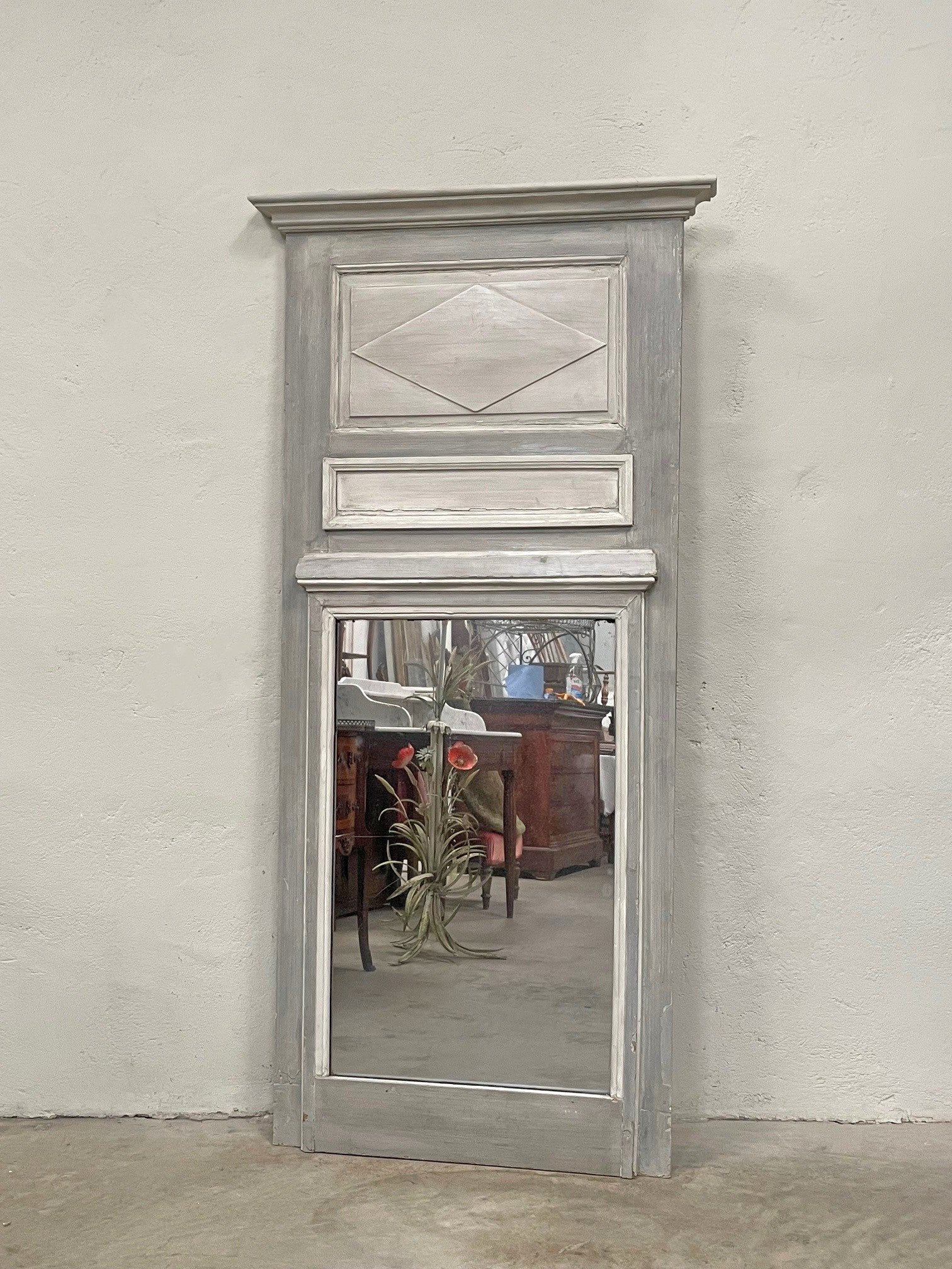 Directoire period trumeau mirror