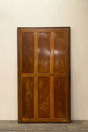 Mahogany mirrored door