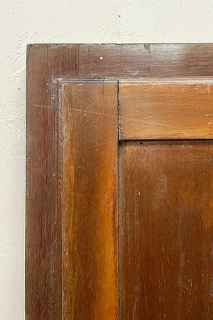 Mahogany mirrored door