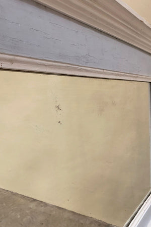 Painted trumeau mirror