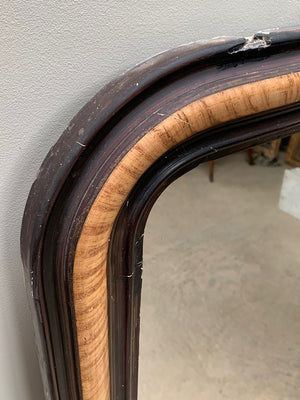 Louis Philippe ebonised mirror