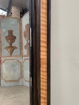 Louis Philippe ebonised mirror