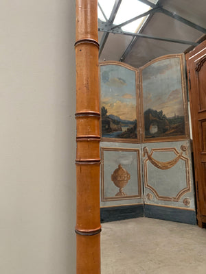 Dressing mirror in faux bamboo