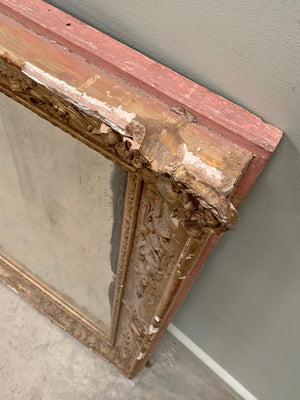 Distressed and foxed mirror