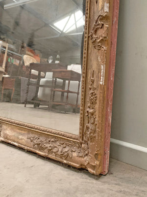 Distressed and foxed mirror