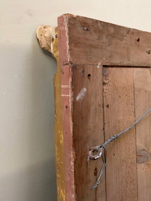 Distressed and foxed mirror