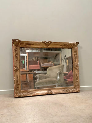 Distressed and foxed mirror